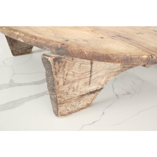 Ext. Large Antique French Charcuterie Bread Board Riser For Sale - Image 4 of 5