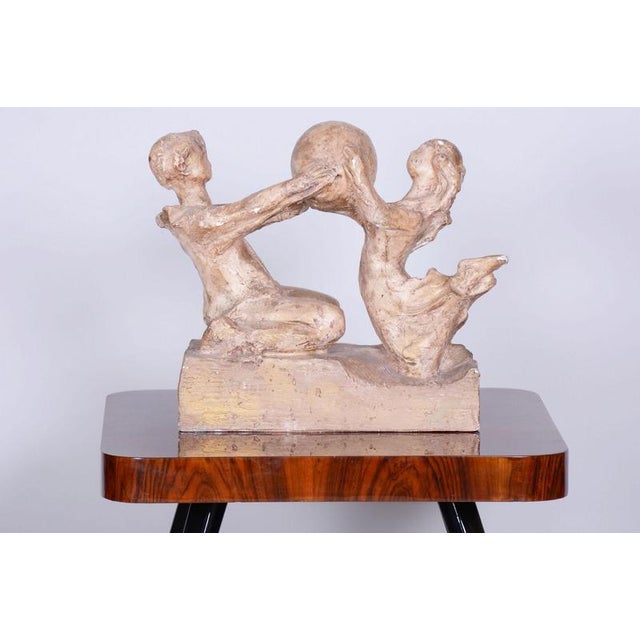 Mid-Century Plaster Statue from Karel Hájek, 1980s For Sale - Image 11 of 12