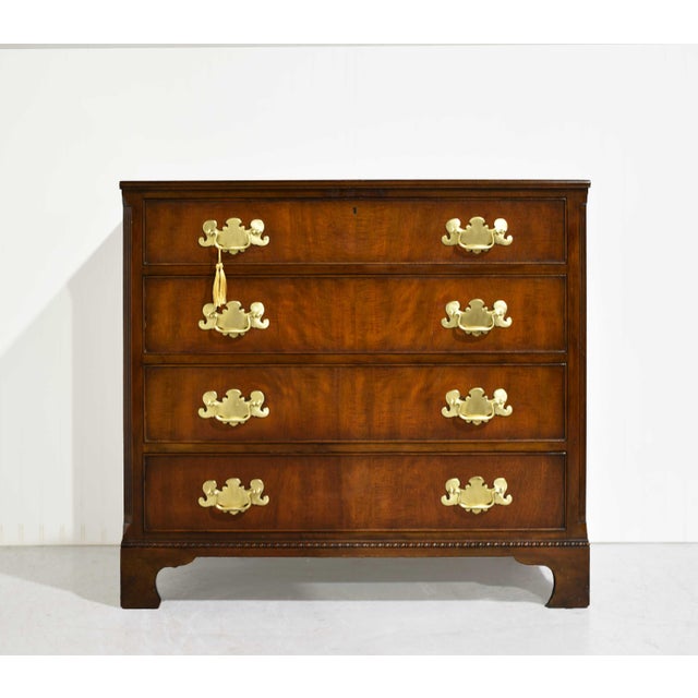 Kittinger 1960s Chippendale Style Mahogany Chest by Kittinger of Buffalo New York For Sale - Image 4 of 14