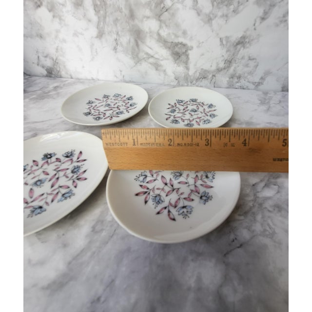 Ceramic Vintage Japanese Butter Pat Plates - Set of 4 For Sale - Image 7 of 8