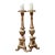 18th Century Italian Giltwood Cathedral Altar Candlesticks For Sale