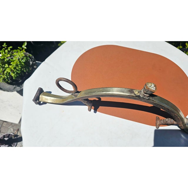 Pre-War Brass Horse Collar For Sale - Image 4 of 7