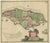 Antique Hand-Colored Map of Jamaica, 1680 For Sale