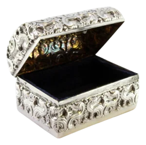 Chest Shaped Silver Box