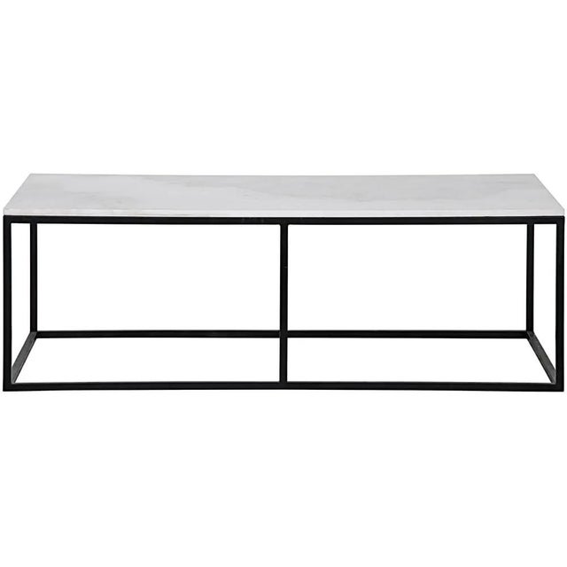 A slim, simple metal frame takes a background role in this piece, in deference to the star of the show, the striking slab...