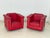 Carat Lounge Chair in Red Leather from Züco For Sale - Image 9 of 11