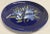 Mid-Century Modern Vintage Cobalt Blue Ceramic Decorative Plate France 1960s For Sale - Image 3 of 12