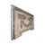 Italian Vintage Italian Arquitectonica Plaster on Wood Framed Wood Old White Patina . For Sale - Image 3 of 4