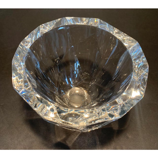 Vintage beautiful small Orrefors crystal dish. Excellent condition.