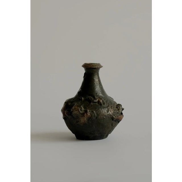 Pair of Hand-Formed Brutalist Vessels For Sale - Image 4 of 5