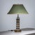 Mid-Century Modern Mid-20th Century Table Lamp in Glass and Wood, Probably Italy For Sale - Image 3 of 11