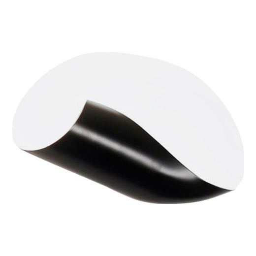 Mid-Century Modern Black Conche Wall Lamp from Serge Mouille For Sale
