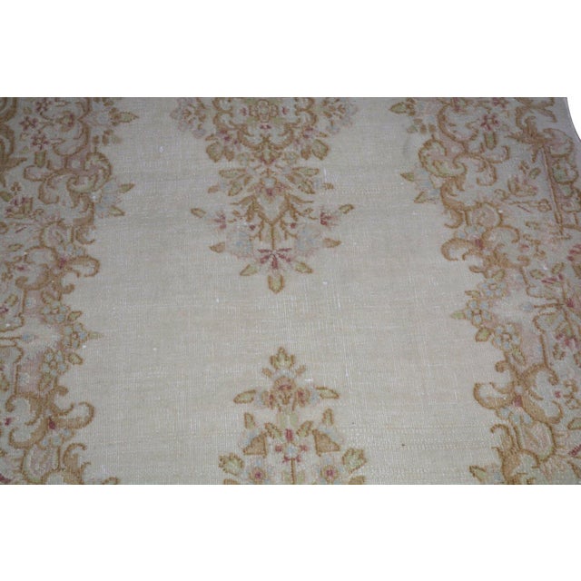 Turkish Vintage Turkish Hand Knotted Wool Rug, 2'7''x17'5'' For Sale - Image 3 of 4