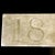 Architectural Stone Date Block Mounted on a Metal Stand For Sale - Image 4 of 7