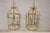 Metal Gilt Metal and Glass Lanterns, 1990s, Set of 2 For Sale - Image 7 of 15