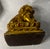 Early 20th Century Chinese Gilt Buddhist Guardian Lion on Lotus Base For Sale - Image 9 of 11