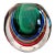 Luigi Onesto Handblown Murano Sommerso Art Glass Vase, Italy, 2000's. For Sale