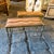Two 1950s Mid-Century Modern Brass and Brown Velvet Rectangular Italian Stools For Sale - Image 10 of 16