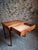 1930s Antique French Oak Writing Table with Drawer, 1930 For Sale - Image 5 of 18