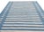 Not Yet Made - Made To Order Handmade Cotton Flat Weave Area Rug, Sky Blue and White Striped Dhurrie - 10'x14' For Sale - Image 5 of 14