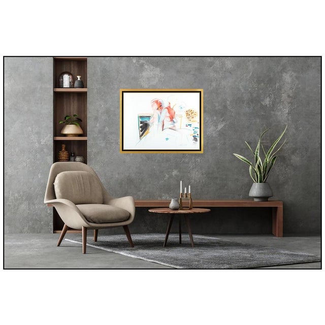 Message us to inquire about custom framing options! (Included for free with every purchase) The artwork here, "Two in the...