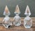 Late 20th Century Vintage Trio of Faceted Crystal Perfume Bottles For Sale - Image 5 of 12