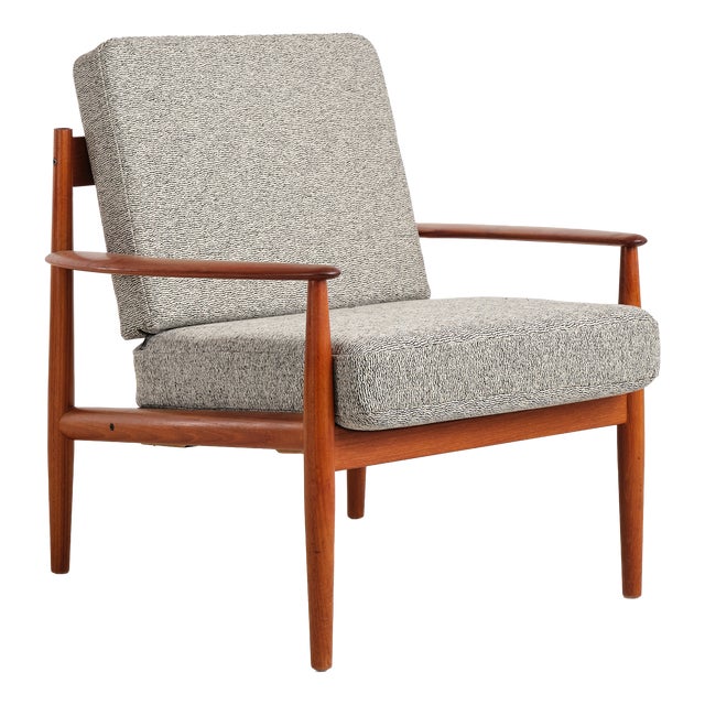 Teak Armchair by Grete Jalk for France & Søn, Denmark, 1950s For Sale