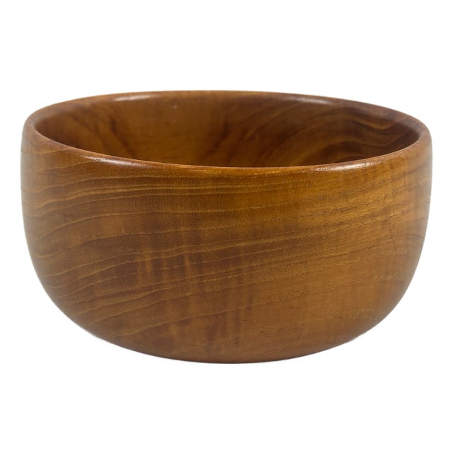 Mid-Century Swedish Teak Bowl, 1960s For Sale