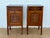 1940s 1940s Pair of French Marquetry Bedside Cabinets With Inlaid Decoration For Sale - Image 5 of 9