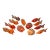 Late 20th Century Tropical Fish Napkin Rings, Set of 12 For Sale