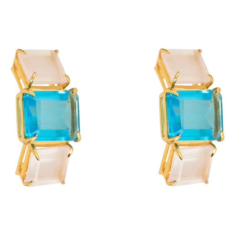 Annette Studs, Pink, Clip On