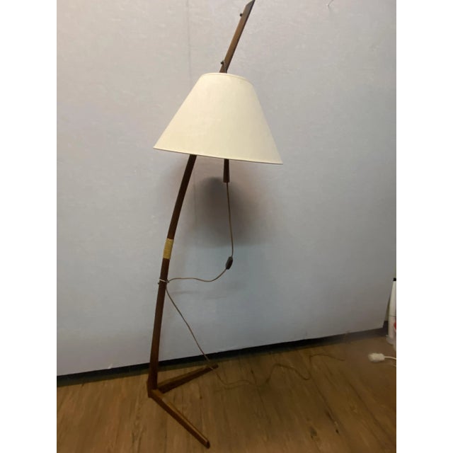 Mid-Century Modern Vintage Dornstab Floor Lamp by A. Pöll for J.T. Kalmar, Vienna, Austria For Sale - Image 3 of 18