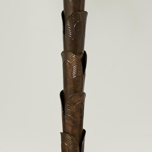 Vintage Brass Palm or Banana Tree Sculpture For Sale - Image 10 of 13
