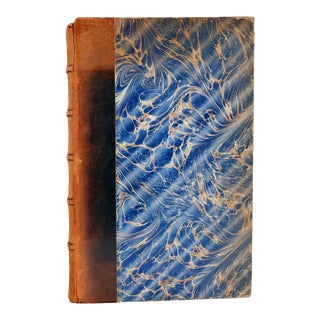 1930s Grandeurs et Misères d'une Victoire by Georges Clemenceau French Leather Book For Sale
