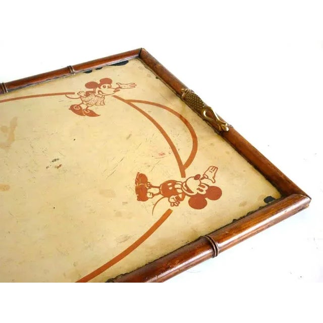 Wood frame Painted metal top Brass handles