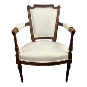 Louis XVI French Neoclassical Fauteuil Arm Chair