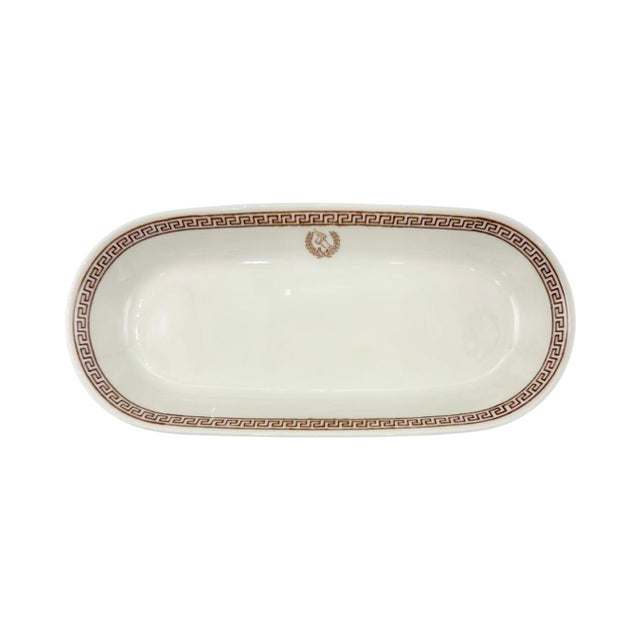 Vintage New York Athletic Club Winged Foot Ceramic Dish For Sale - Image 11 of 11