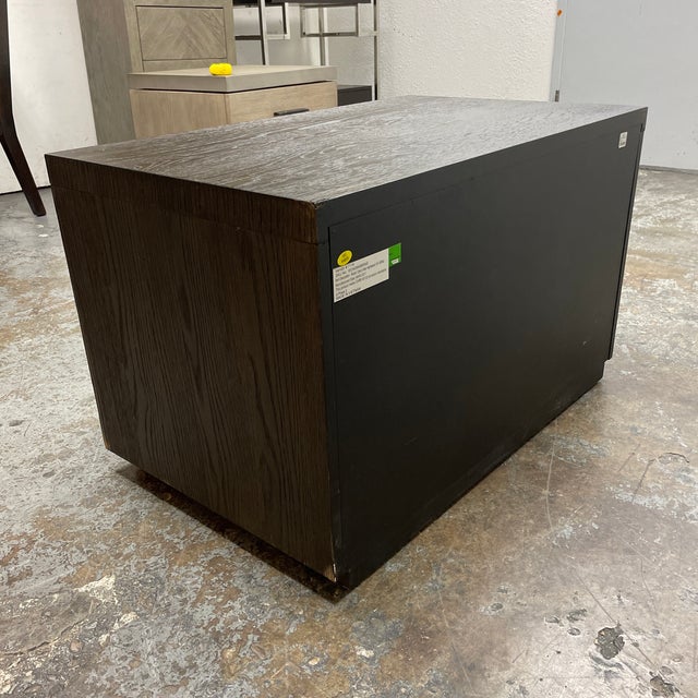 Restoration Hardware Bezier Open Nightstand Chairish