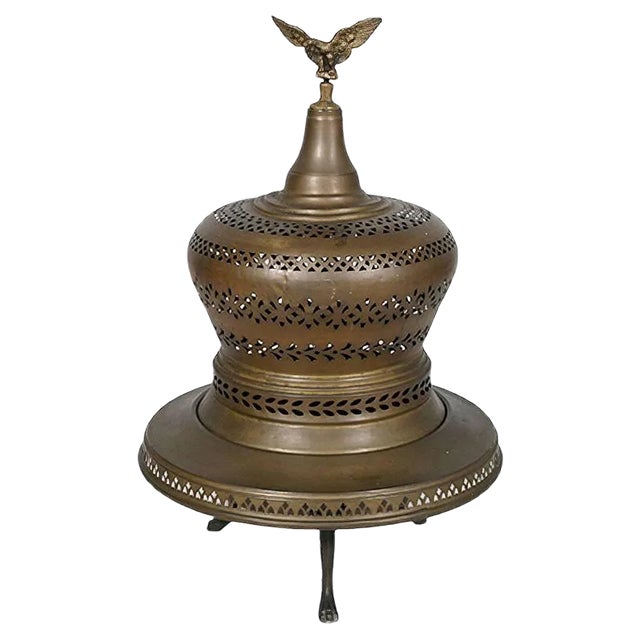 Antique Copper, Brass and Cast Iron Bell-Brazier For Sale