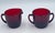 1930s 1930's Royal Ruby by Anchor Hocking Creamer & Sugar Bowl Set For Sale - Image 5 of 6