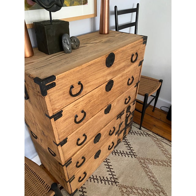19th Century Japanese Tansu Chest For Sale - Image 4 of 8