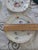 Six Antique Meissen 6" Porcelain Plates With Hand Painted Garden Flowers & Gilt Highlights For Sale - Image 10 of 10