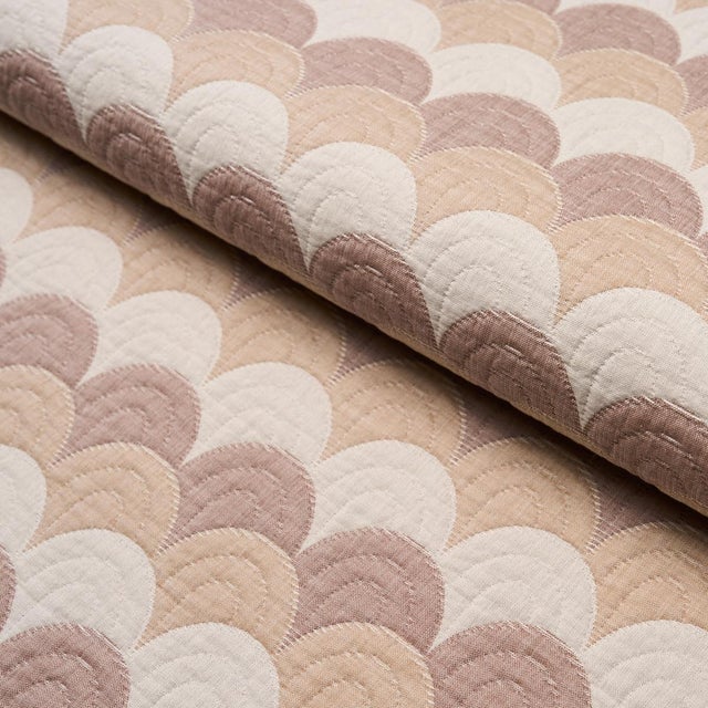 Schumacher Schumacher Prairie Hills Fabric In Mauve For Sale - Image 4 of 5