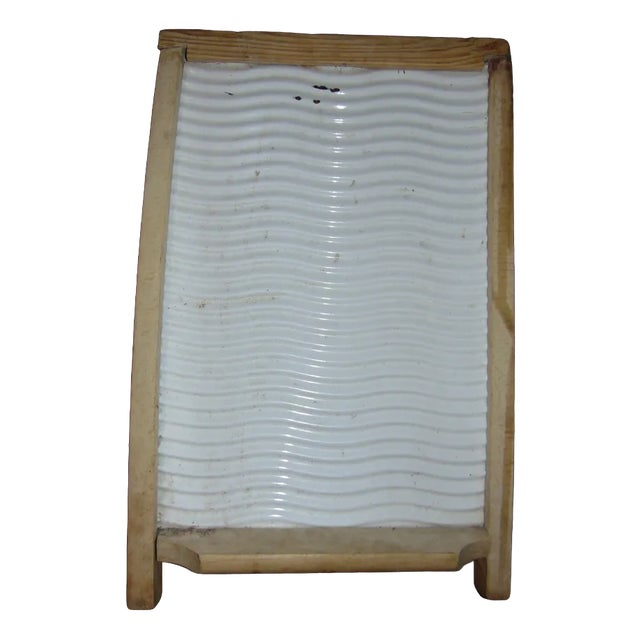 Art Deco Enameled Washboard, 1930s For Sale