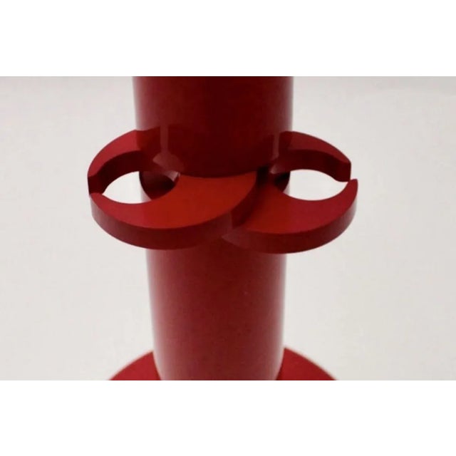 Red Planta ABS Coat Stand with 2 Hangers by Giancarlo Piretti for Castelli / Anonima Castelli, 1970s For Sale - Image 11 of 15