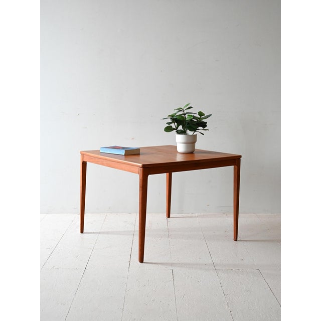 Scandinavian teak coffee table produced by Alberts for Tibro, 1950s/60s, with original stamp under the top. Made by...