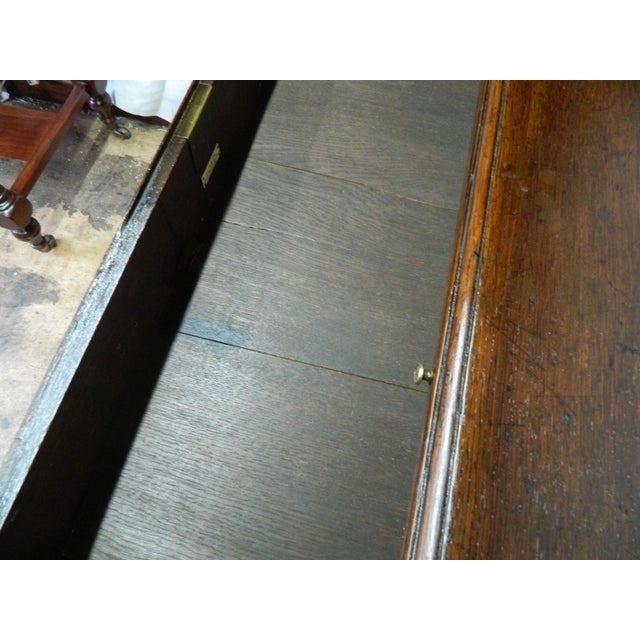 Oak Knee Hole Desk by W.R. Simkin For Sale - Image 17 of 18