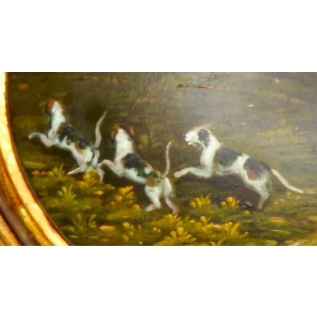 19th Century Oil on Wood English Hunt Scene For Sale - Image 4 of 8