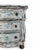 Vintage Distressed Blue Dresser | Hand-Painted 3-Drawer Chest | Shabby Chic French Country | Carved Details | Maison Martine | One of a Kind For Sale - Image 4 of 12