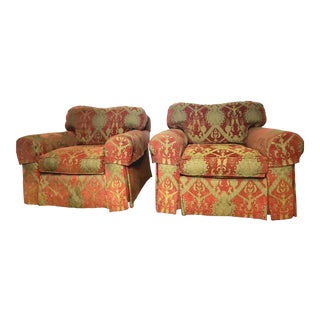 Lee Industries Club Chairs - A Pair For Sale